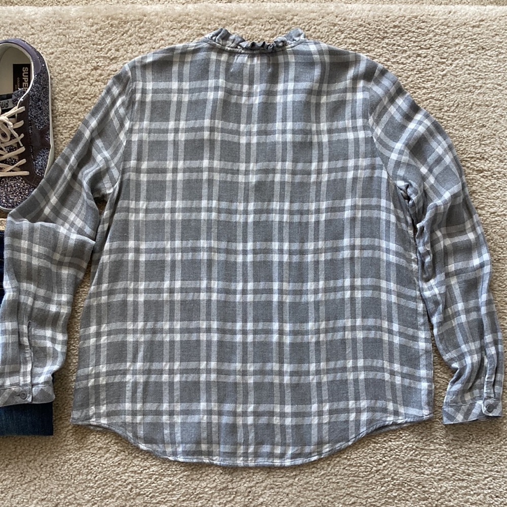 Anthropologie Cloth & Stone Plaid Shirt - Picture 6 of 8